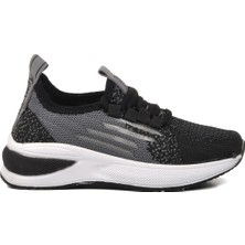 Walkway Siyah Beyaz Füme Çocuk Yürüyüş Spor Ayakkabısı