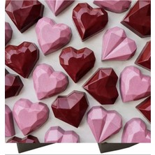 Ruby Çikolata Dolgulu Kalpli Sütlü Hediyelik Çikolata (500 Gr)