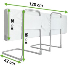 WellGro Agila Sünger Yatak Bariyeri 50X120 Cm, Yatak Korkuluğu
