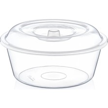 2 No Şeffaf Kapaklı Badya (6 Lt)