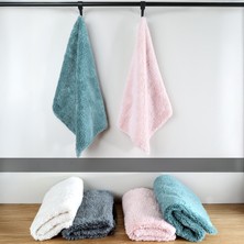 2'li Temizlik Kurulama Bezi - Banyo Mutfak Araç Kurulama Havlusu Mop Bezi 40X40 cm Karışık Renkli