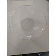 3 Adet Kulplu Plastik Şeffaf Ölçekli Badya 5 Litre Çok Amaçlı Yuvarlak  ( 2 8 cm Çap 15 cm Derinlik