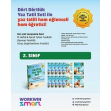 2. Sınıf 4x4'lük Tatil Tekrar Seti | 12 Fasikül+Bilişsel ETKINLIKLER-2025