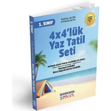 1. Sınıf 4x4'lük Tatil Tekrar Seti | 12 Fasikül+Bilişsel ETKINLIKLER-2025