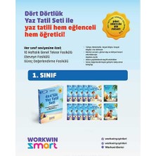 1. Sınıf 4x4'lük Tatil Tekrar Seti | 12 Fasikül+Bilişsel ETKINLIKLER-2025