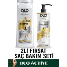 2li Bakım Set Bıttım Yağı, Hyaluronic Acid  Şampuan + Saç Banım Maskesi