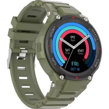 Slazenger SL.9.2429.5.02 Haki Renk Outdoor Akıllı Saat Sesli Görüşme Özellikli ZMSL001