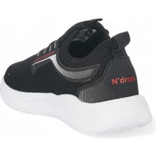 Rahat, Hafif, Ortopedik, Yazlık, Bağcıksız, Fileli Sneaker Siyah-Beyaz Çocuk Spor Ayakkabı