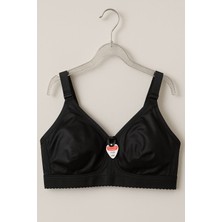 Toparlayıcı Telsiz Desteksiz Sütyen Siyah