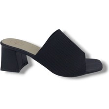 Zerhan 455 Siyah Kadın Triko Terlik