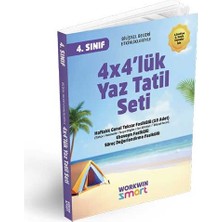 4. Sınıf 4x4'lük Tatil Tekrar Seti | 12 Fasikül+Bilişsel ETKINLIKLER-2025