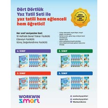 4. Sınıf 4x4'lük Tatil Tekrar Seti | 12 Fasikül+Bilişsel ETKINLIKLER-2025
