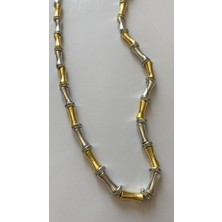 Özel Seri Serenay Dorika Çift Renkli Zirkon Taşlı Kolye