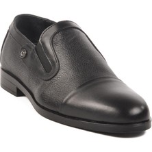 Siyah Hakiki Deri Erkek Klasik Ayakkabı 36320 M