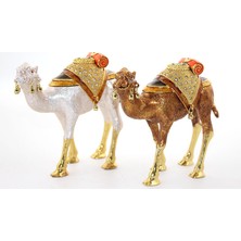 Swarovski Taşlı Tekli Deve Figürü Model 9