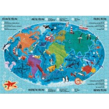Puzzle - Atlas - Ayaklı Figür - Denizler
