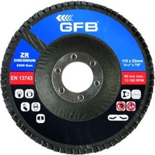 Gfb 2325 Flap Disk Zımp.  Zirkonyum Mavi 115MM 120KUM