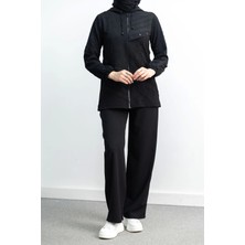 Letafet 5043 Ceketli Pant. Takım - Siyah