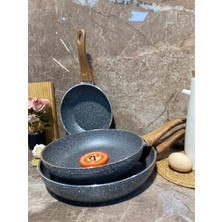 Elviragranit 3 Parça Tava Set-Gri