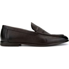 Tamer Tanca Erkek Hakiki Deri Kahverengi Loafer Ayakkabı 987 188K Erk Ayk Y25 Kahve