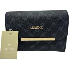 Armine 381 Siyah Noktalı Kadın Omuz & Kol Çantası