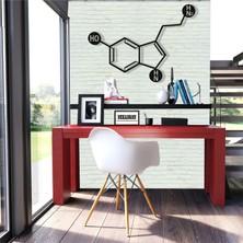 Dekadron Molekül Serotonin Metal Tablo