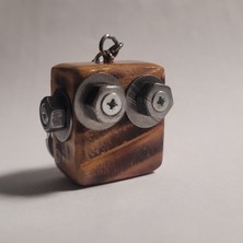 Cep Robotu” – El Yapımı Robot Anahtarlık (5 x 4 x 2 Cm)