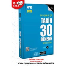Pegem Akademi Yayıncılık 2026 Kpss Tüm Adaylar Için Tarih Tamamı Çözümlü 30 E-Deneme