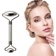Metal Cilt  Face Gua Sha Rulosu Yüz Masaj Roller Model 1