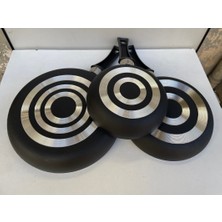 Redlon 3 Lü Tava Seti 16CM-20CM-24CM Yapışmaz Yüzey Isıya Dayanıklı Şık ve Pratik