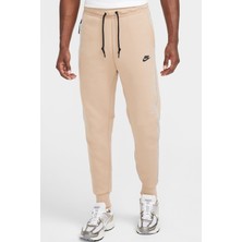 Nike Sportswear Tech Fleece Mens Taper Leg Jogger Erkek Reflektörlü Eşofman Altı Bej