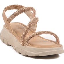 Bej Kadın Sandalet T-005 Z