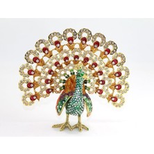 Swarovski Taşlı Tavuskuşu Model 3