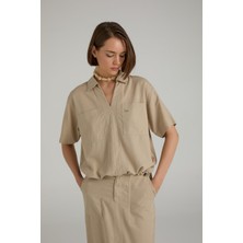 Brandup Keten Karışımlı Polo T-Shirt