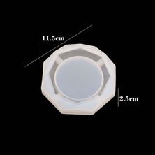 Epoksi Silikon Sekizgen Küllük Kalıbı  11,5 cm