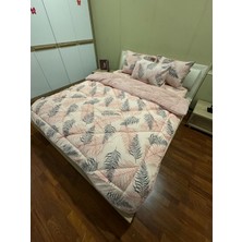 Çift Kişilik Welsoft Pufidik Uyku Seti (Lastikli Çarşaflı) Tüy