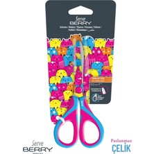 Serve Berry Kediler Serisi 13.5 Cm. Çocuk Makası (Paslanmaz Çelik)