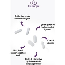 3 Kutu - Biotin, Coenzyme Q10, Hyaluronic Acid, C Vitamini Içeren %100 Saf Tablet Alman Kolajeni