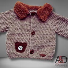 Kadife Çocuk Hırkası>mont>bebek Giyim>çocuk Giyim>anne/bebek>bebek Hırkası>el Örgüsü>tasarım>hediye