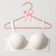 Beyaz Push-Up Balconette Kesim B Cup Sütyen