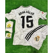 Realmadrid 2024/25 Sezon Arda Güler Çocuk Forması 4 Lü Set Hedyeli Çorap Bileklik SM11