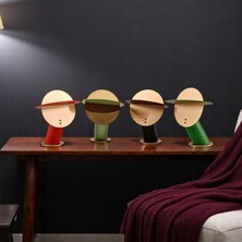 Vela Siyah Eskitme Gold Masa Lambası