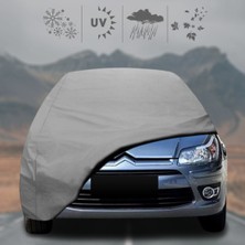 Citroen C4 (2004 - 2010) Oto Branda Su Geçirmez Miflonlu Araba Brandası Klipsli Araba Çadırı