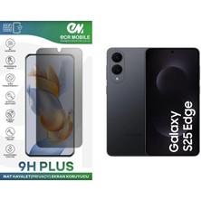 Samsung Galaxy S25 Edge ile Uyumlu Hayalet(Privacy) 9h Esnek Nano Kırılmayan Ekran Koruyucu