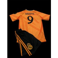 R. Madridd 2024/25 Yeni Sezon Mbappe Deplasman Çocuk Forması 4'lü Set Çorap-Bileklik Hediyeli Asf