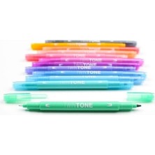 Tombow TWIN TONE Markor Pastel Tonlar Seti (12rk)