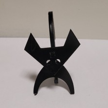 Çelik Sincap Figürü – Lazer Kesim Metal Dekoratif Obje (2mm)