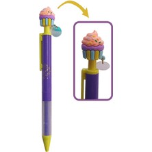 Cupcake Versatil Kalem 1 Adet Pasta Kapkek Figürlü 0,7 Uçlu Kalem Hediye Kalem Sevimli Kalem