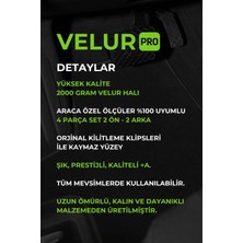 Velurpro Volkswagen Tiguan 2016-2024 Araca Özel Halı Paspas Araba Halısı Oto Paspas