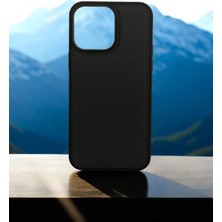 Iphone 16 Pro Max Uyumlu Karbon Fiber Görünümlü Airbag Koruyucu Kılıf